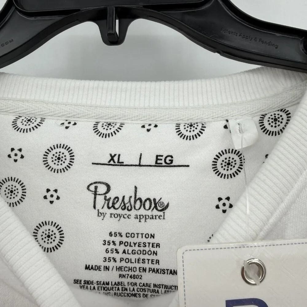 Pressbox Womens University of Texas UT Longhorn Janise Oversized Crew Sweatshirt - Picture 3 of 7